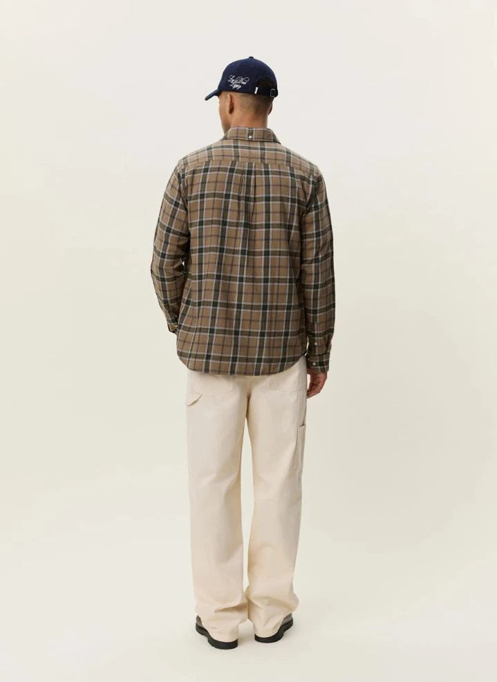 Les Deux - Vintage Kareli Gömlek | Taupe brown