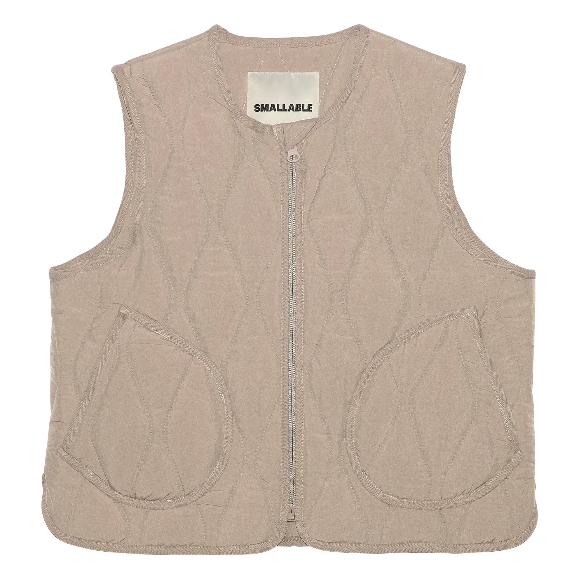 Smallable Kid - Ärmellose Stepp-Cheer-Jacke | Dunkelgrau