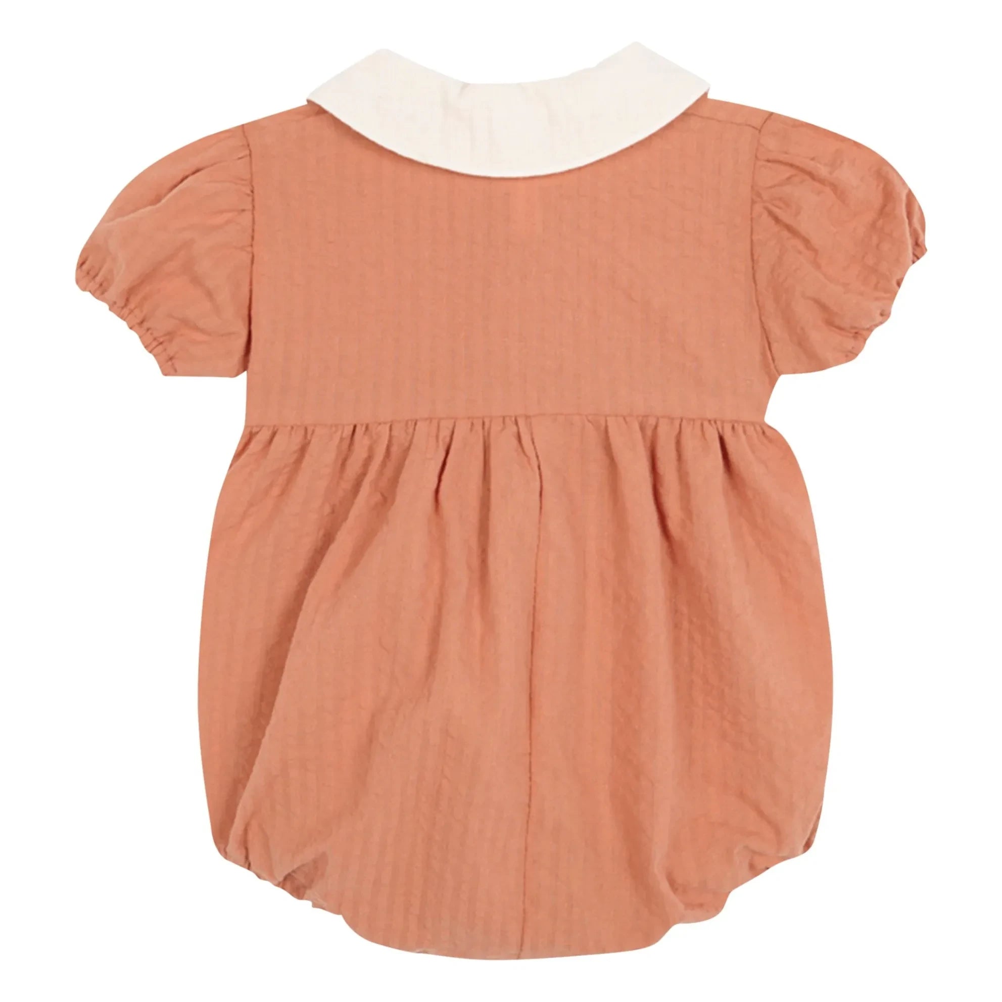 birinit - Overall mit Claudine-Kragen Dessert Bio-Baumwolle | Russet