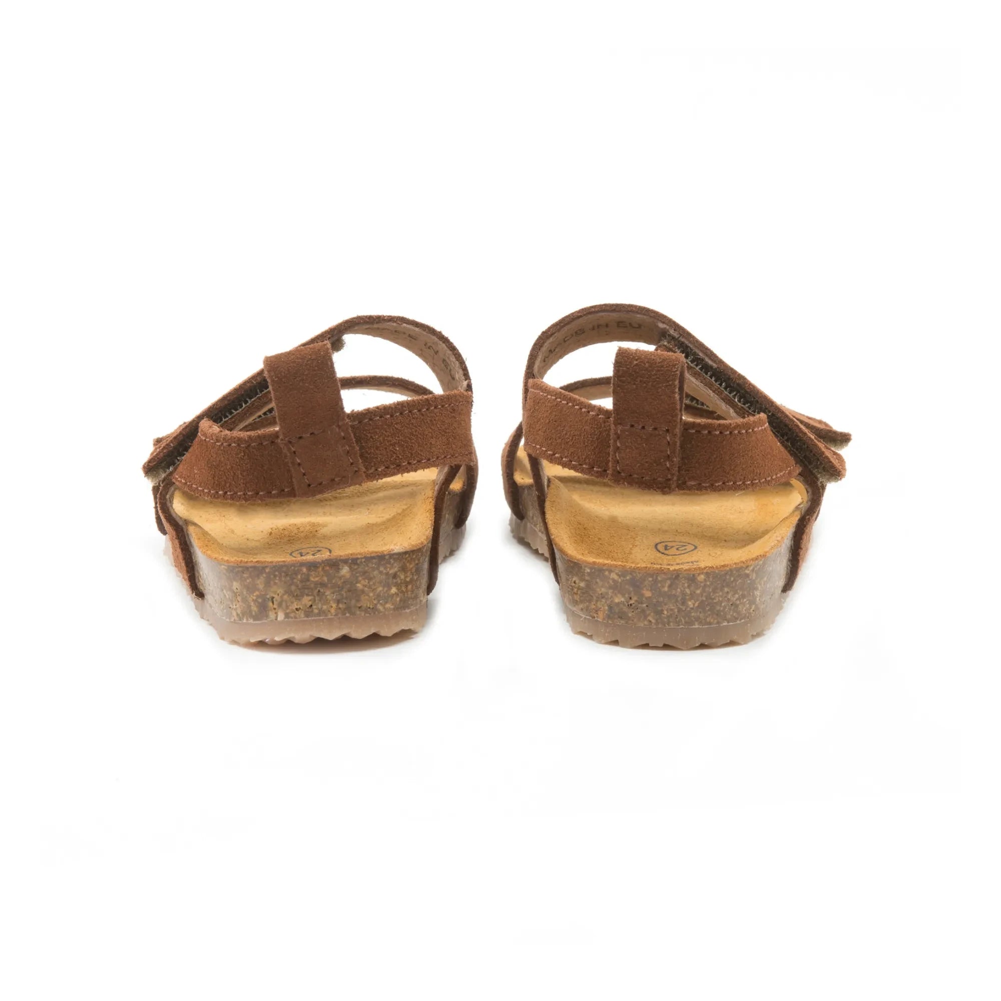 Pèpè - Two Con Me - Doppelschnallen Sandalen in Sandfarbe | Braun