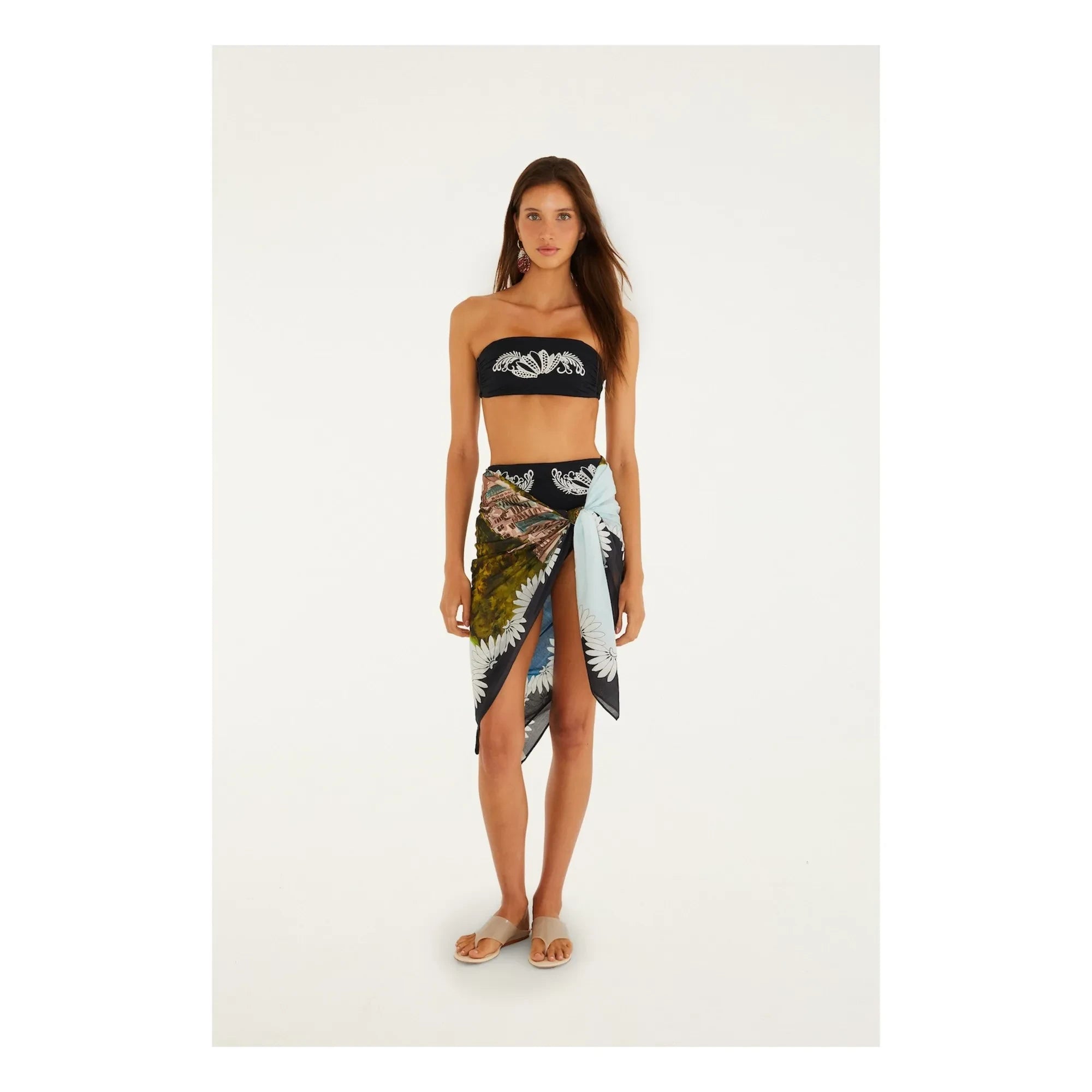 Farm Rio - Gelbe Bluse | Blau