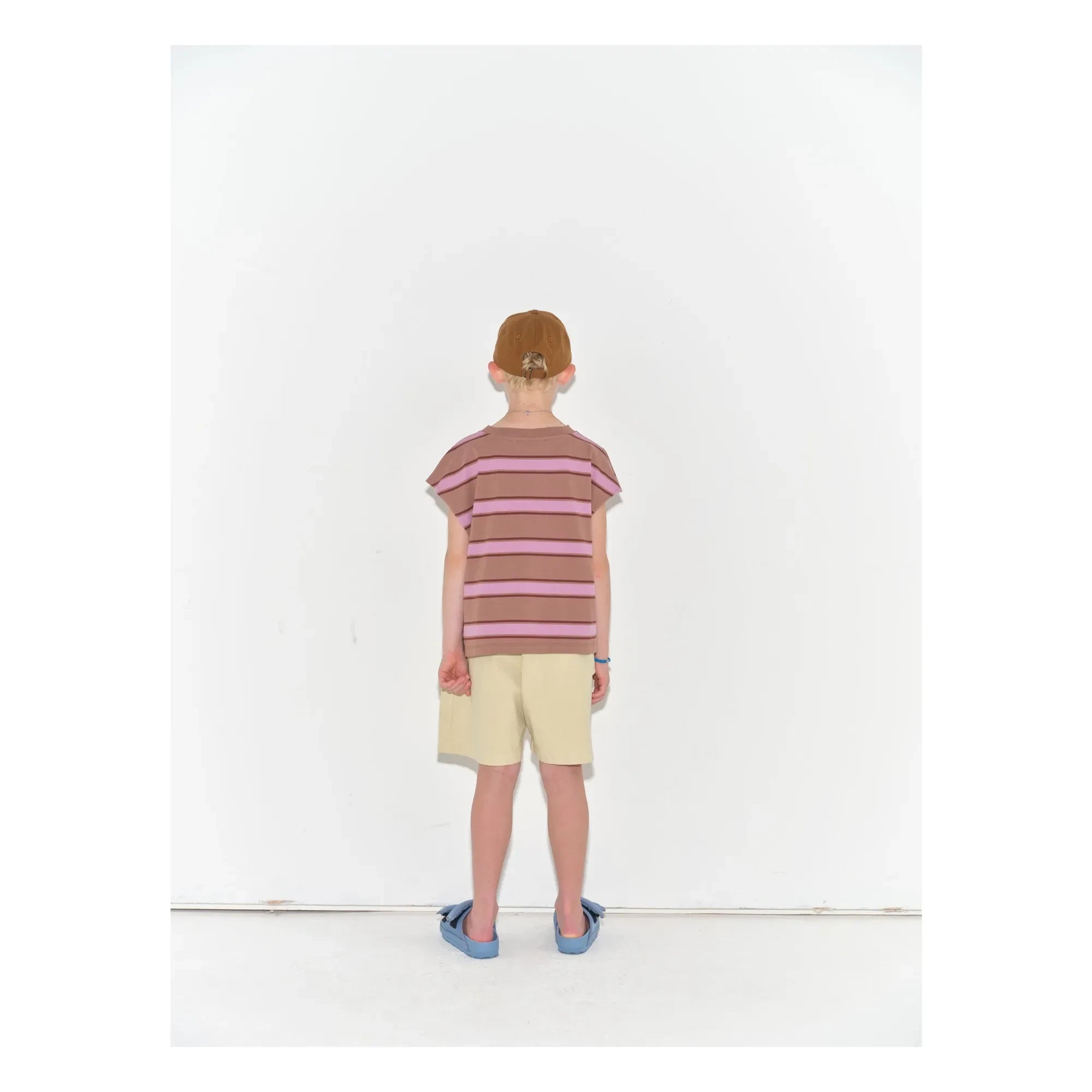 Main Story - Lockere Jogger-Shorts aus Bio-Baumwolle | Heather White