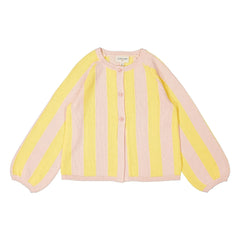 Louis Louise - Gestreifter Gulsah Cardigan | Gelb