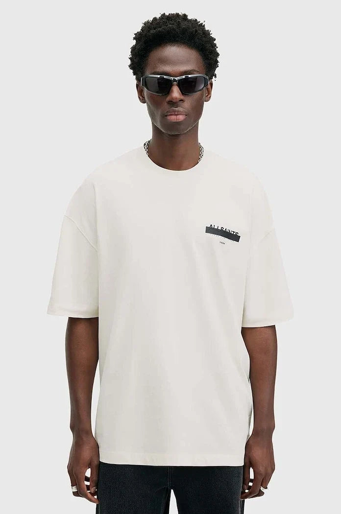 AllSaints REDACT SS CREW Pamuklu Tişört