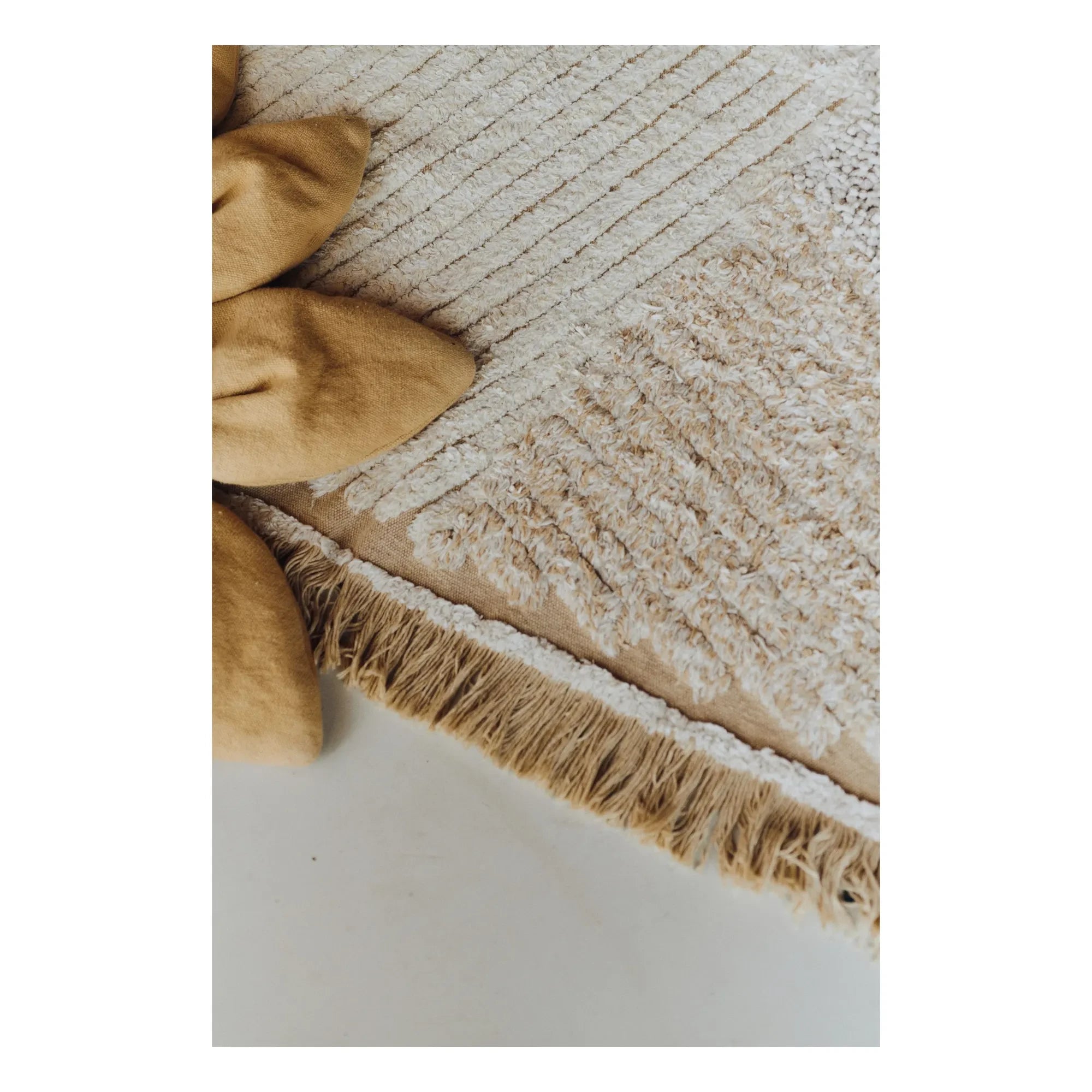 Lorena Canals – Bauernhof Teppich | Beige
