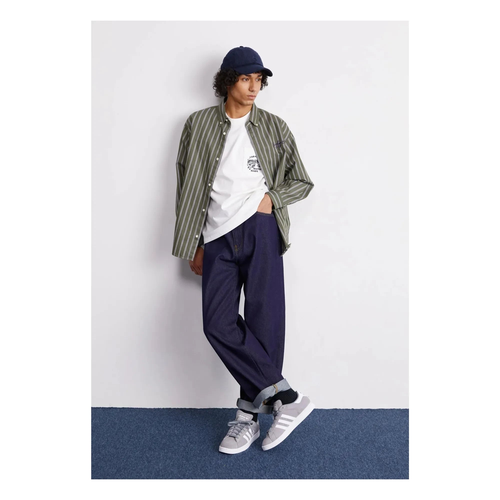 Carhartt WIP - Harlem Cap | Marine