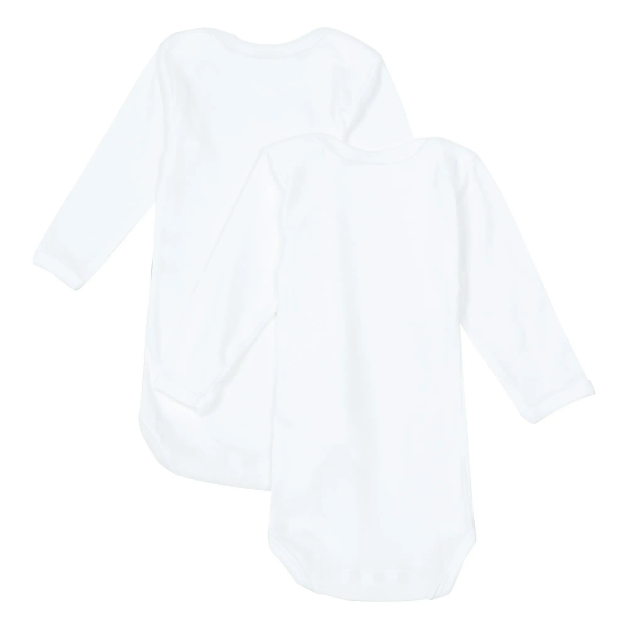 Petit Bateau – Body aus Bio-Baumwolle, 2er-Pack | Weiß