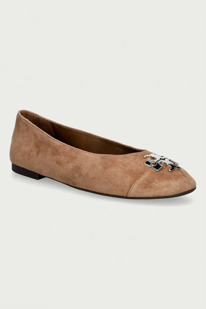 Tory Burch Charlie Ballet Süet Balerin