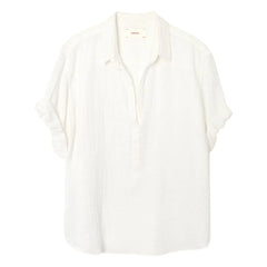 Xirena - Cruz Bluse aus Baumwollmusselin | Weiß