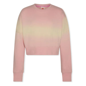 AO76 - Abby Dip Dye Recyceltes Baumwoll-Sweatshirt | Hellrosa