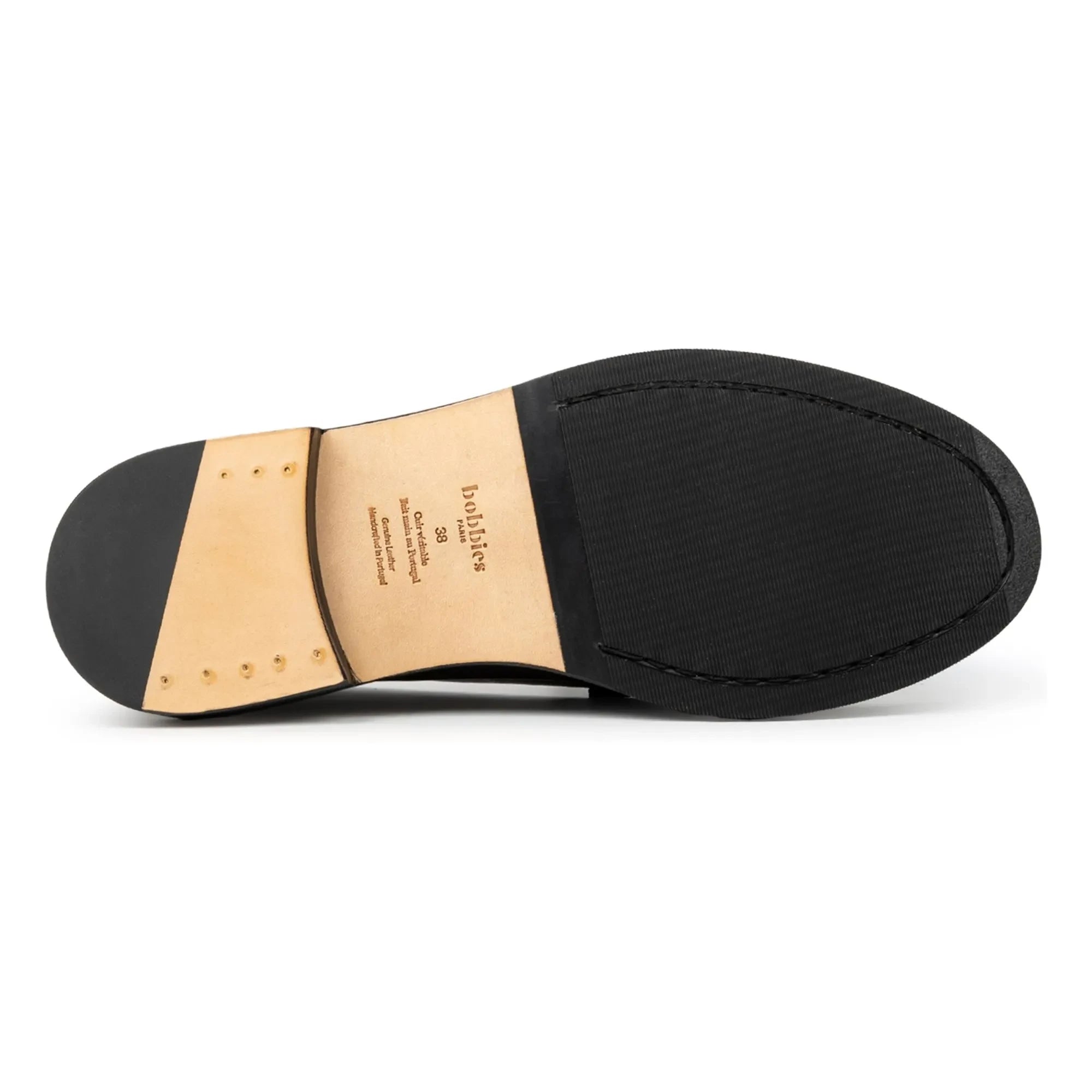 Bobbies - Cardi Lamb Leder-Loafer | Schwarz