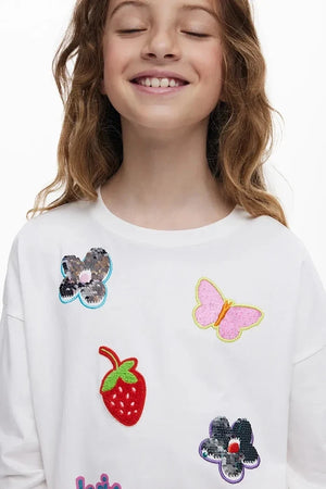 Desigual Uzun Kollu Çocuk Bluzu