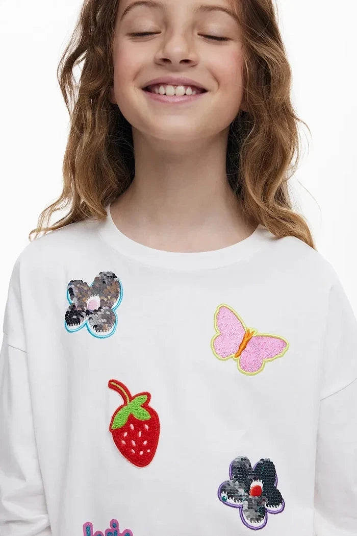 Desigual Uzun Kollu Çocuk Bluzu