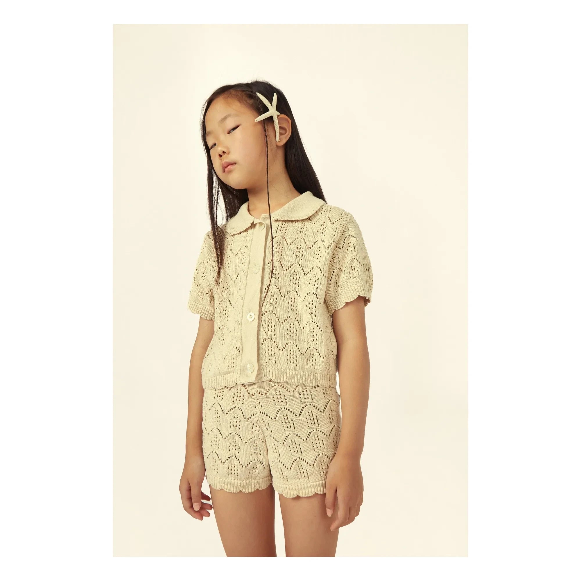 Mipounet - Bimba Strickjacke | Ecru