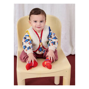 Bobo Choses - Sweat Dogs Bio-Baumwolle | Beige