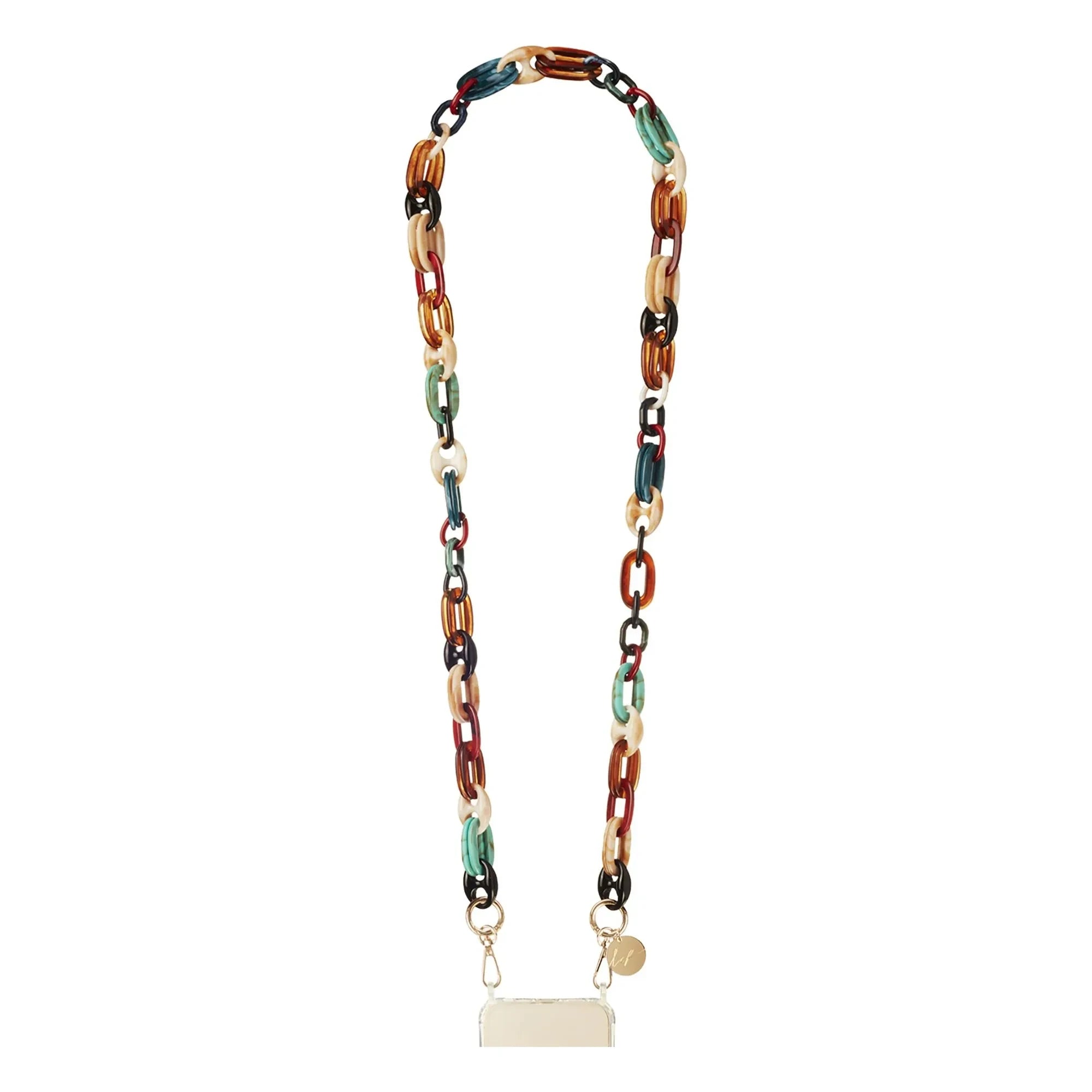 LaCoqueFrançaise - Bernsteinkette 120 cm | Mehrfarbig