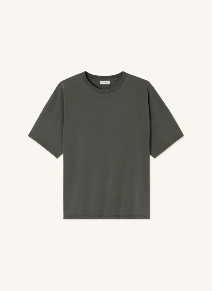 American Vintage - Fizvalley Baumwoll-T-Shirt | Dunkelgrün