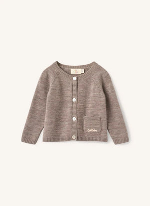 Copenhagen Colors - Merinos Yünlü Hırka ve Tayt Seti | Taupe Brown