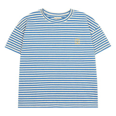 The Campamento - Oversize Gestreiftes T-Shirt | Blau