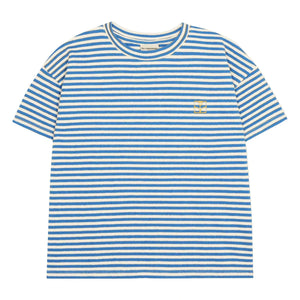 The Campamento - Oversize Gestreiftes T-Shirt | Blau