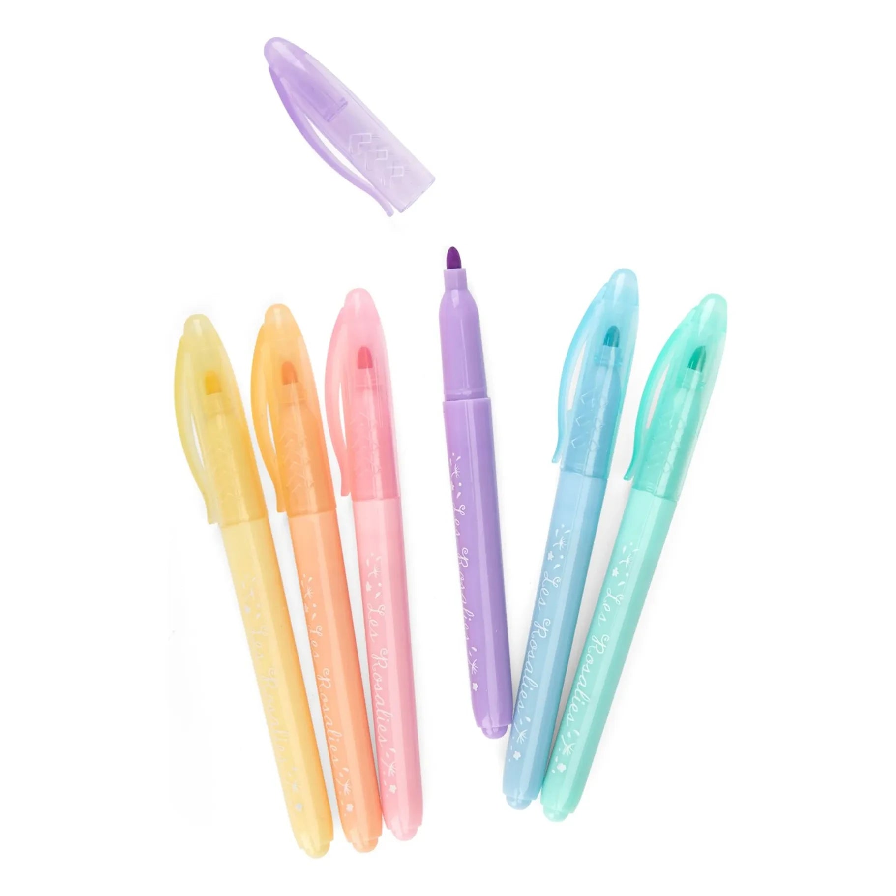Moulin Roty - Les Rosalies Filzstifte Pastell - 6er-Pack