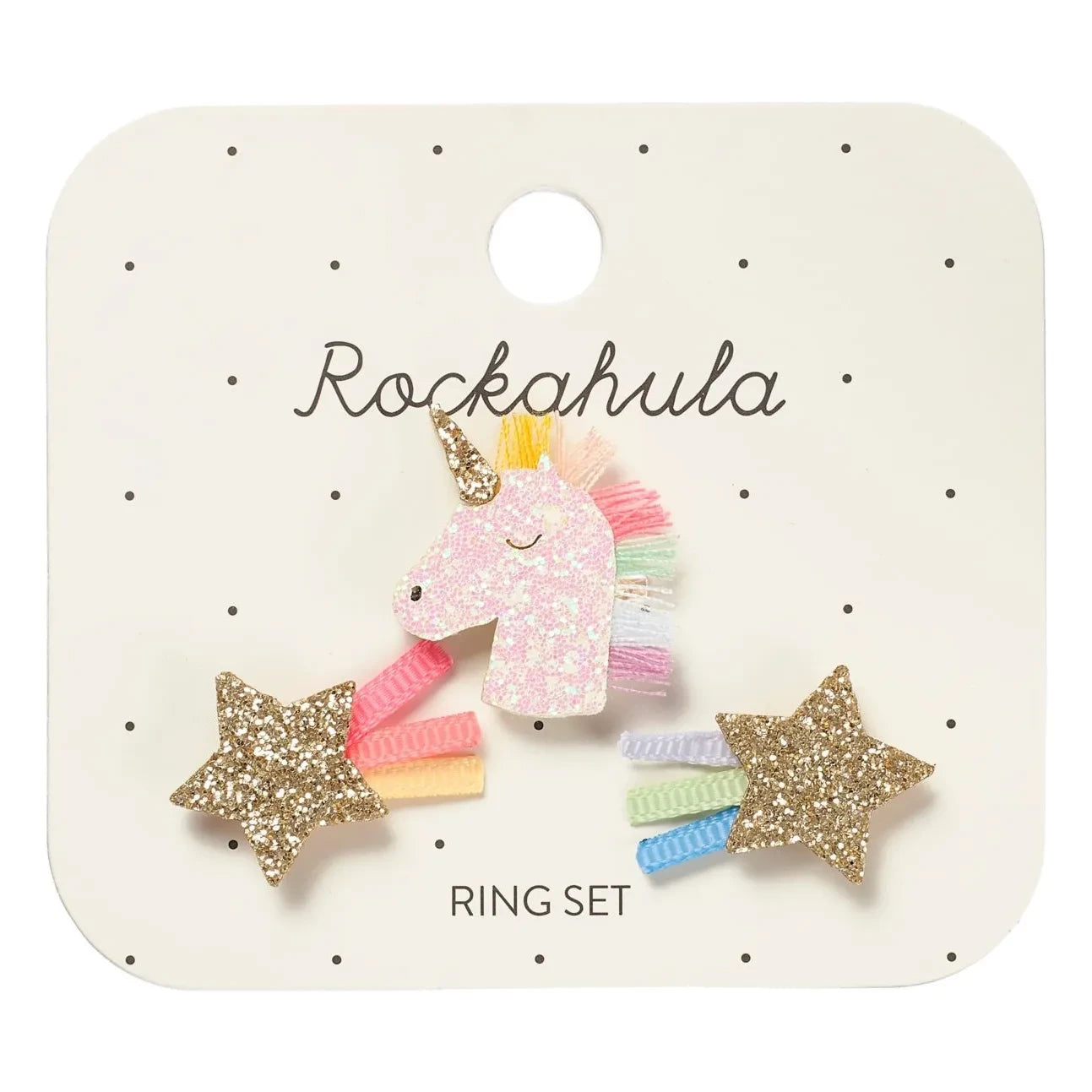 Rockahula Kids - Regenbogen Ringe Set 3-teilig | Gold