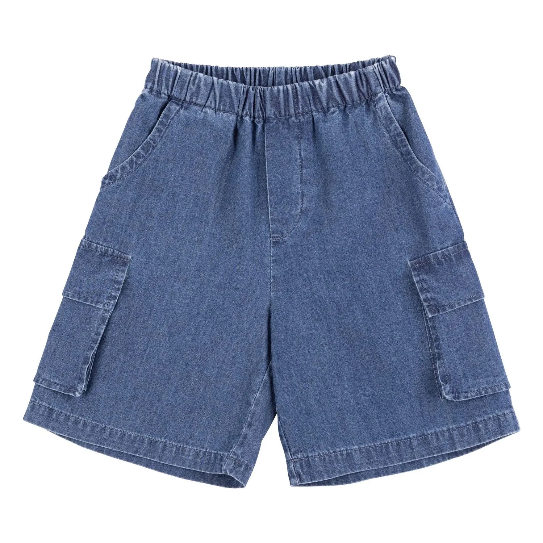 Babe & Tess - Bermuda Cargojeans-Shorts | Blau