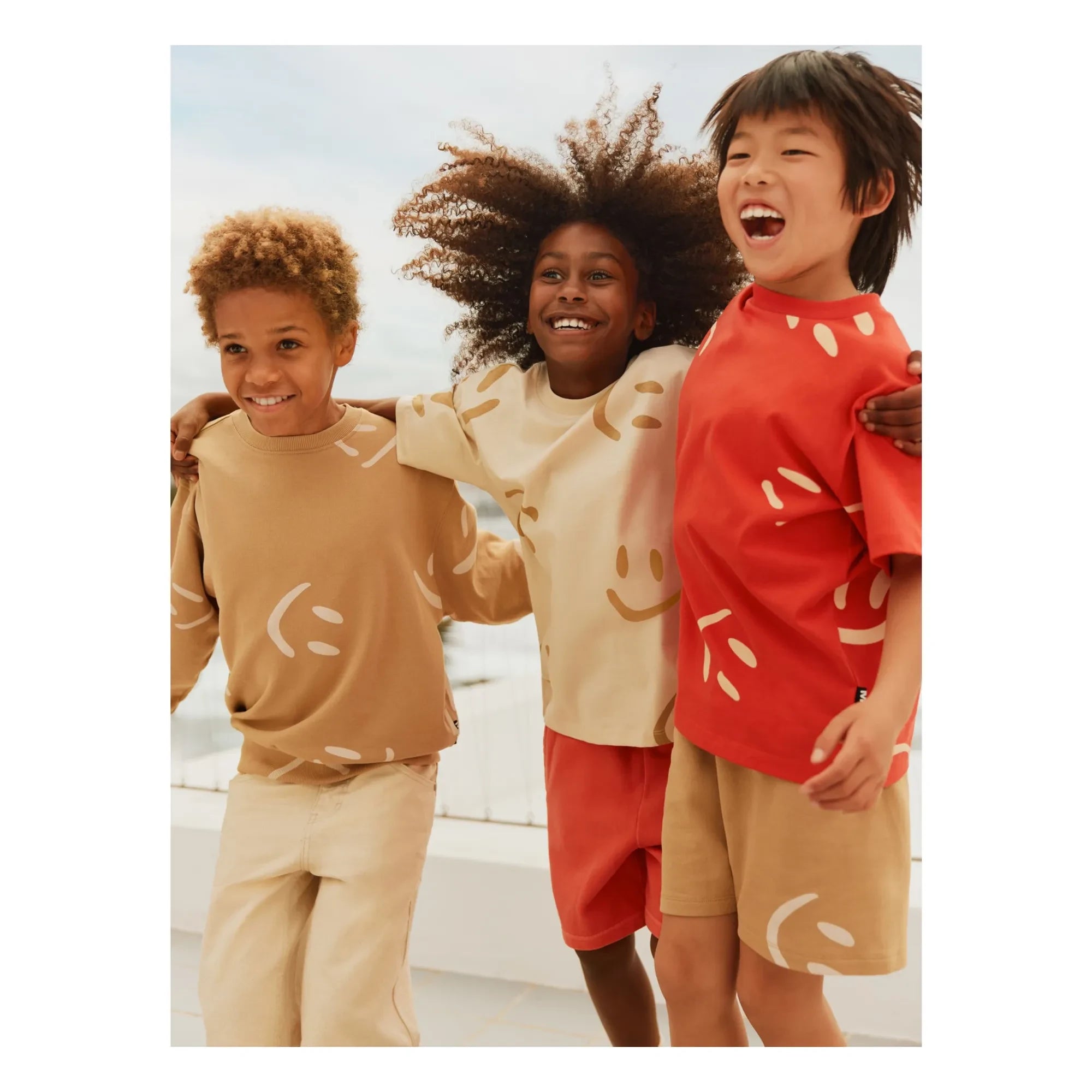 Molo - Amil Smiles Shorts aus Bio-Baumwolle | Beige