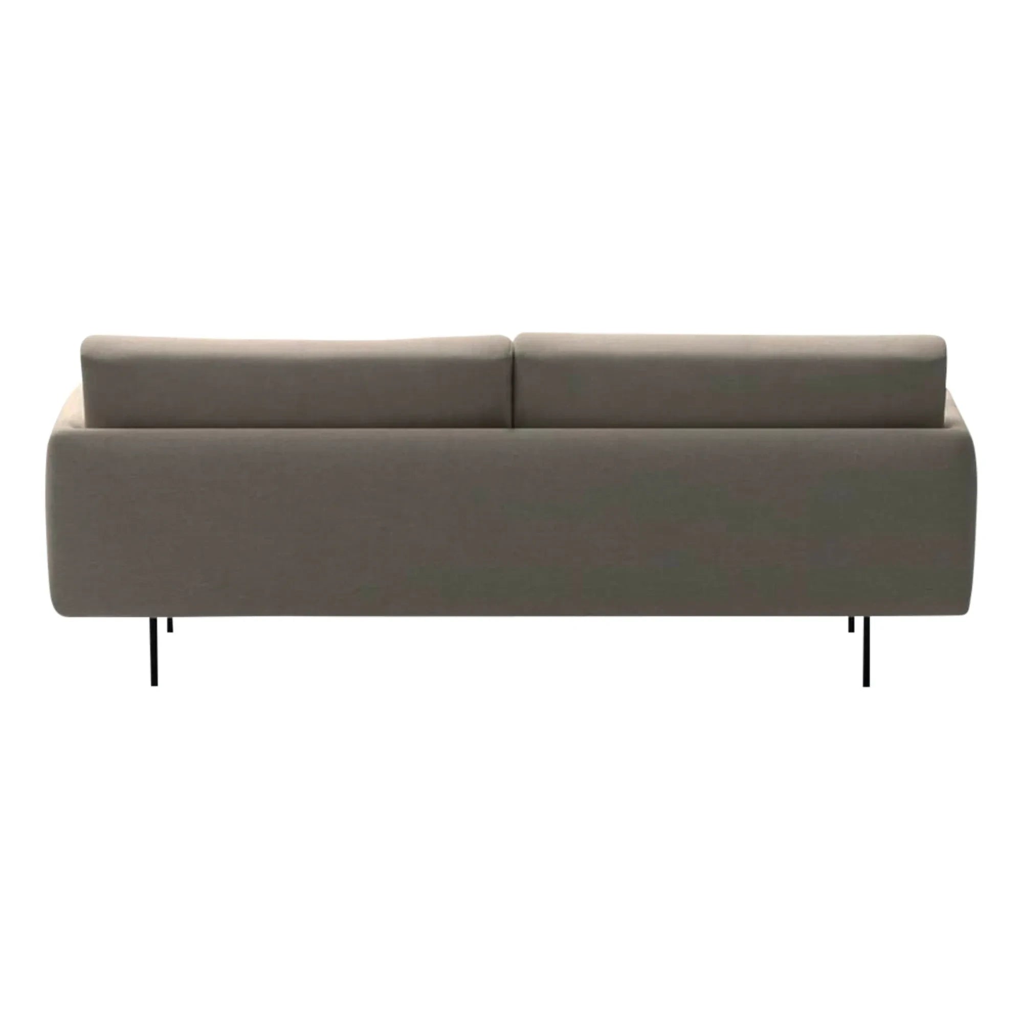 Panac Edition - Isly 3-Sitzer-Sofa, melierter Stoff - 205 cm | Grau