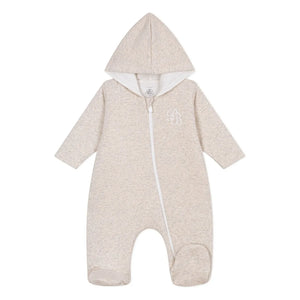 Petit Bateau - Strampler Bio-Baumwolle | Heather Beige
