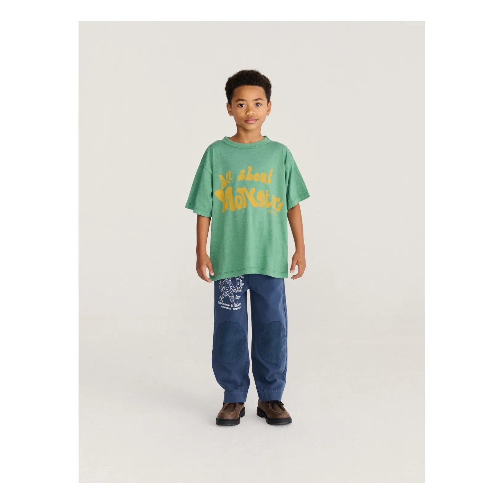Bobo Choses - Patch-Hose aus Bio-Baumwolle | Blau