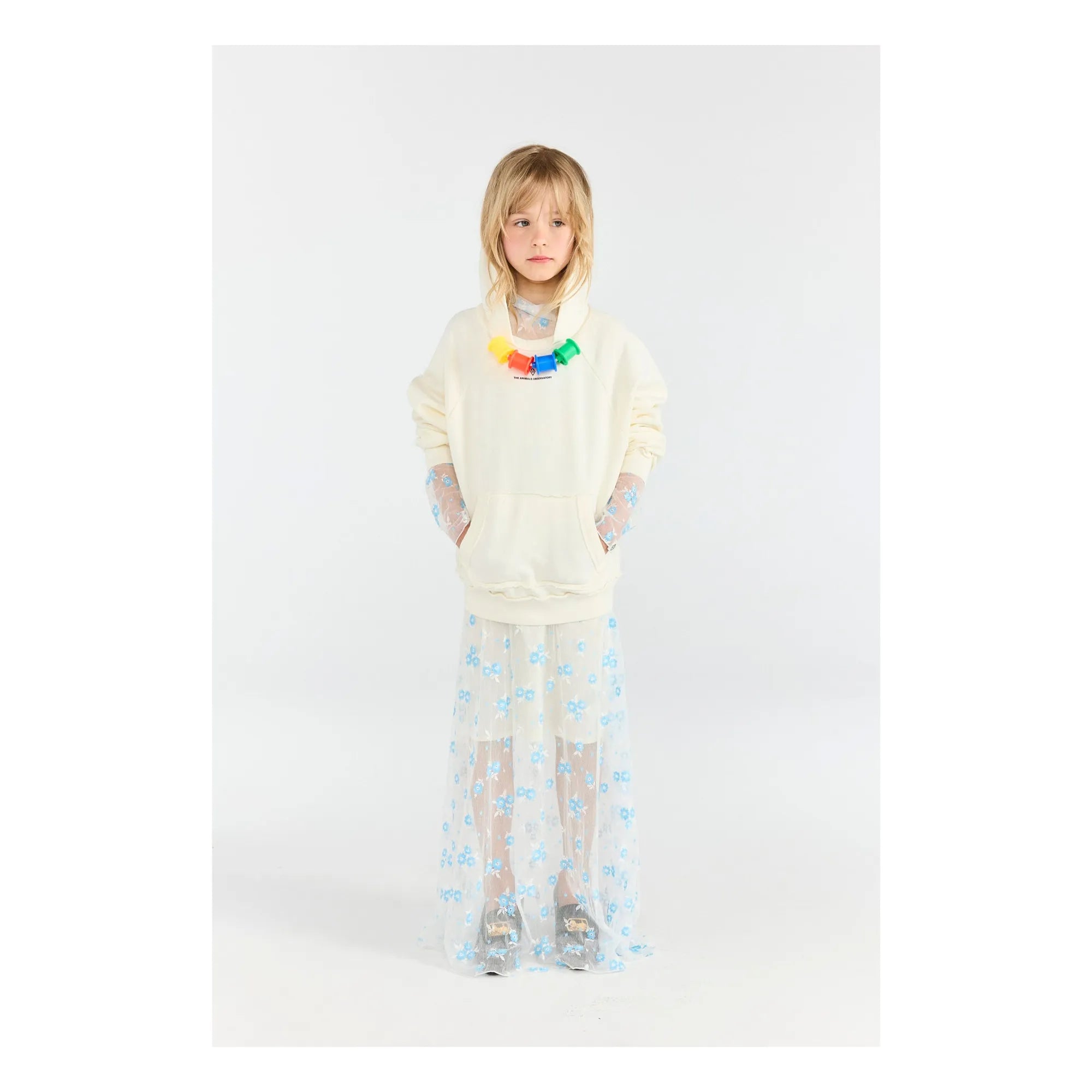 The Animals Observatory - Biber Sweatshirt | Weiß