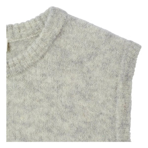 American Vintage - Vitow Wollpullover ohne Ärmel | Hellgrau