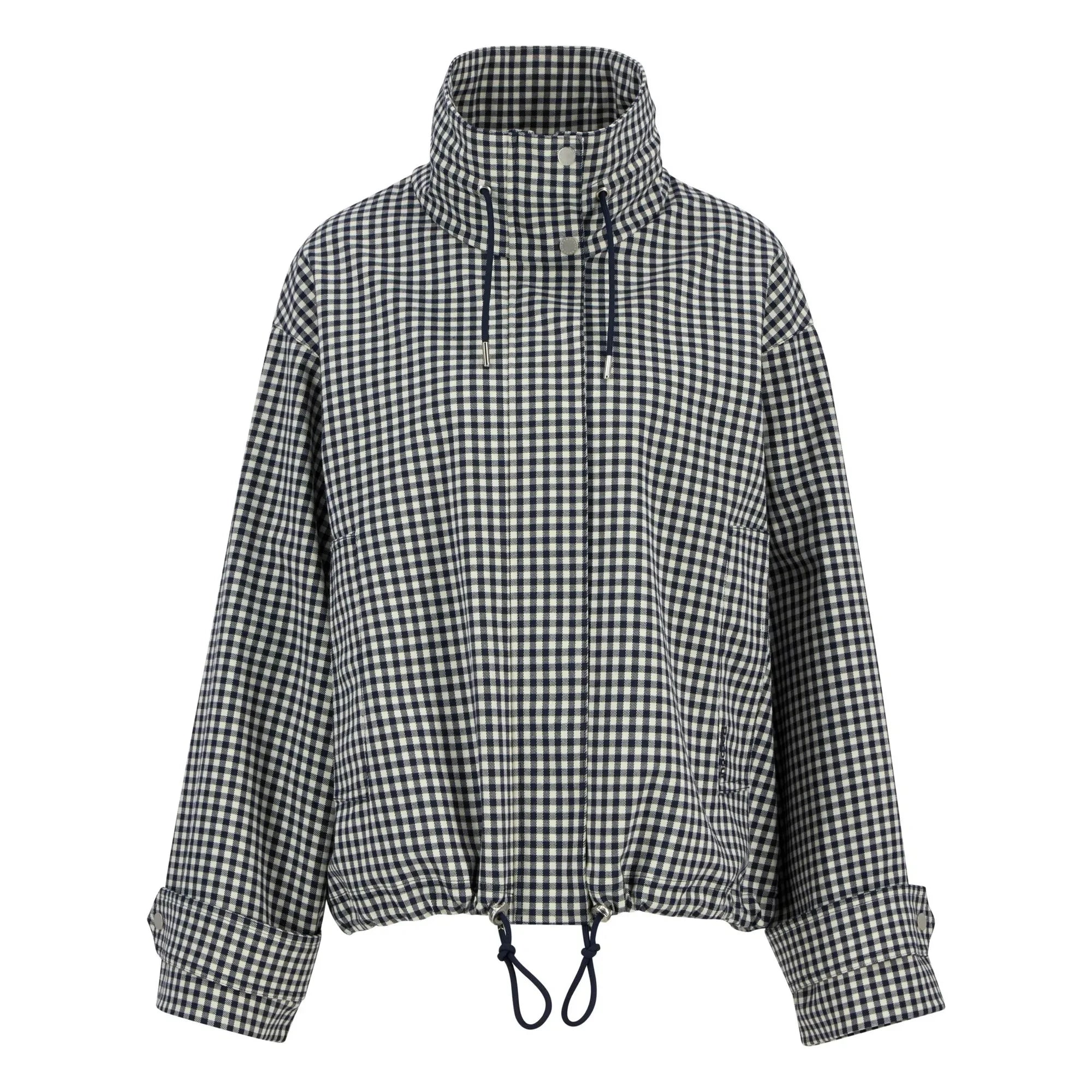 Barbour - Bronwyn Wasserdichte Karo-Jacke | Grau