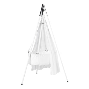 Leander - Babybett mit Gestell, 83 x 50 cm | Weiß
