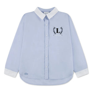 Lacoste - Hemd L Bio-Baumwolle | Hellblau