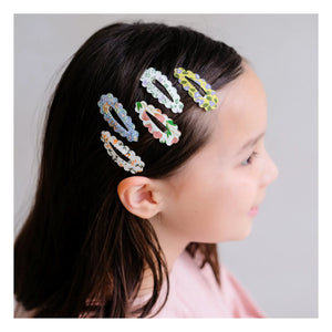 Mimi & Lula - 5-teiliges Frühlings-Feston-Haarspangen-Set | Ecru