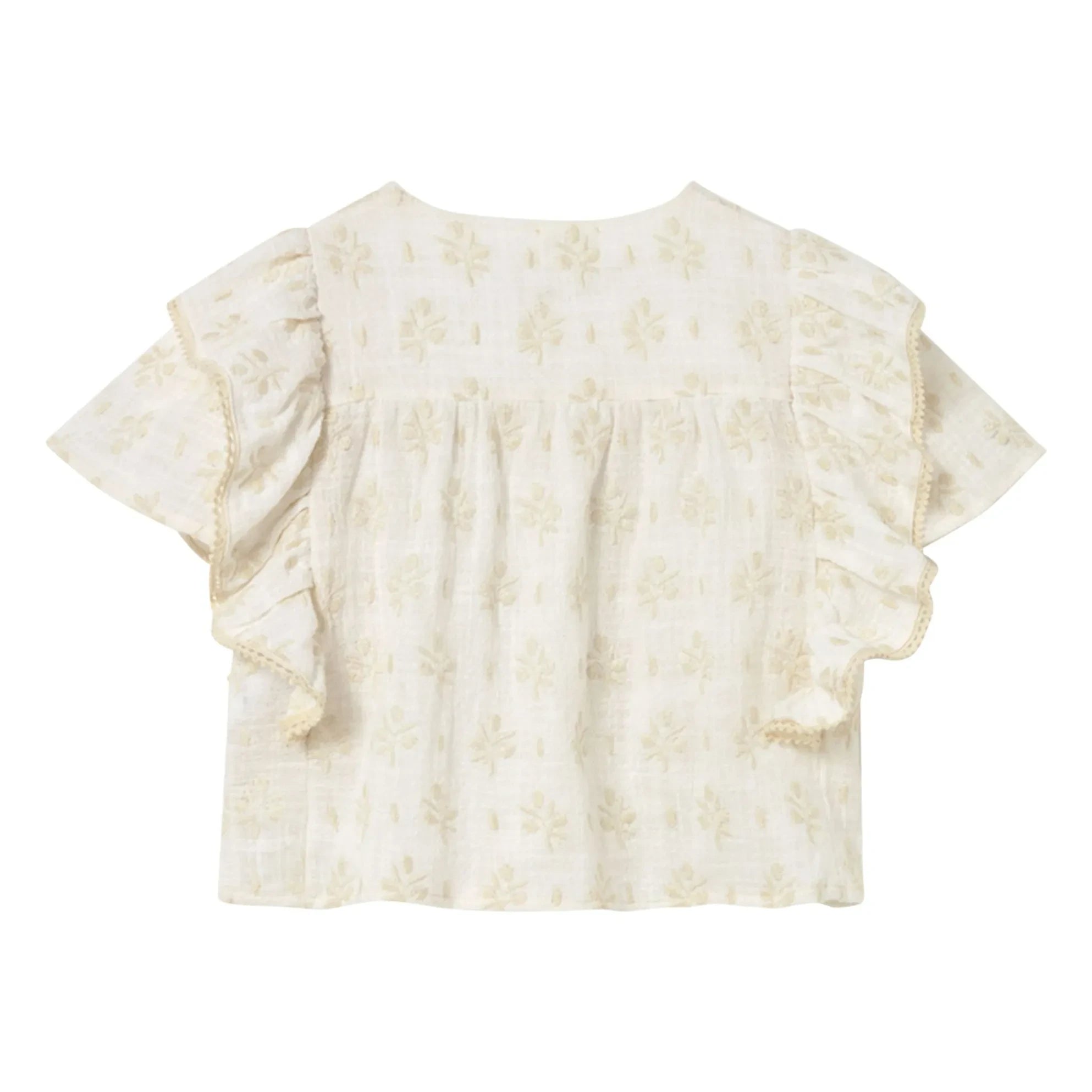 Cozmo - Tansy Bio-Baumwollbluse | Gebrochenes Weiß