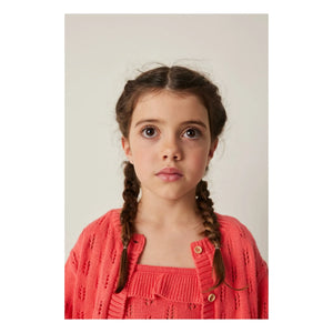 Tocoto Vintage - Strickjacke mit Blumenmuster | Grenadine