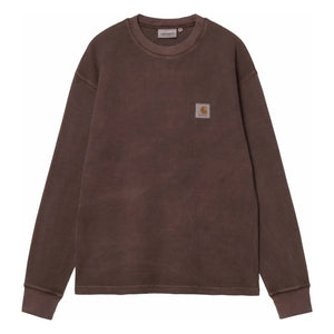 Carhartt WIP - Langarmshirt L/S Vista Waffle | Dunkelbraun