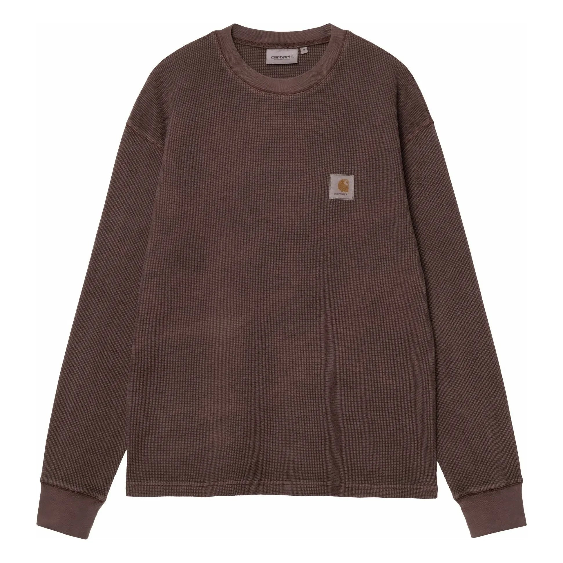 Carhartt WIP - Langarmshirt L/S Vista Waffle | Dunkelbraun