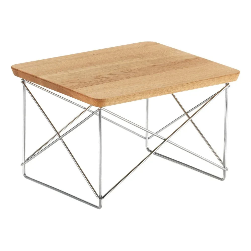Vitra - LTR Beistelltisch - Chromfuss - Charles & Ray Eames, 1950 | Eiche