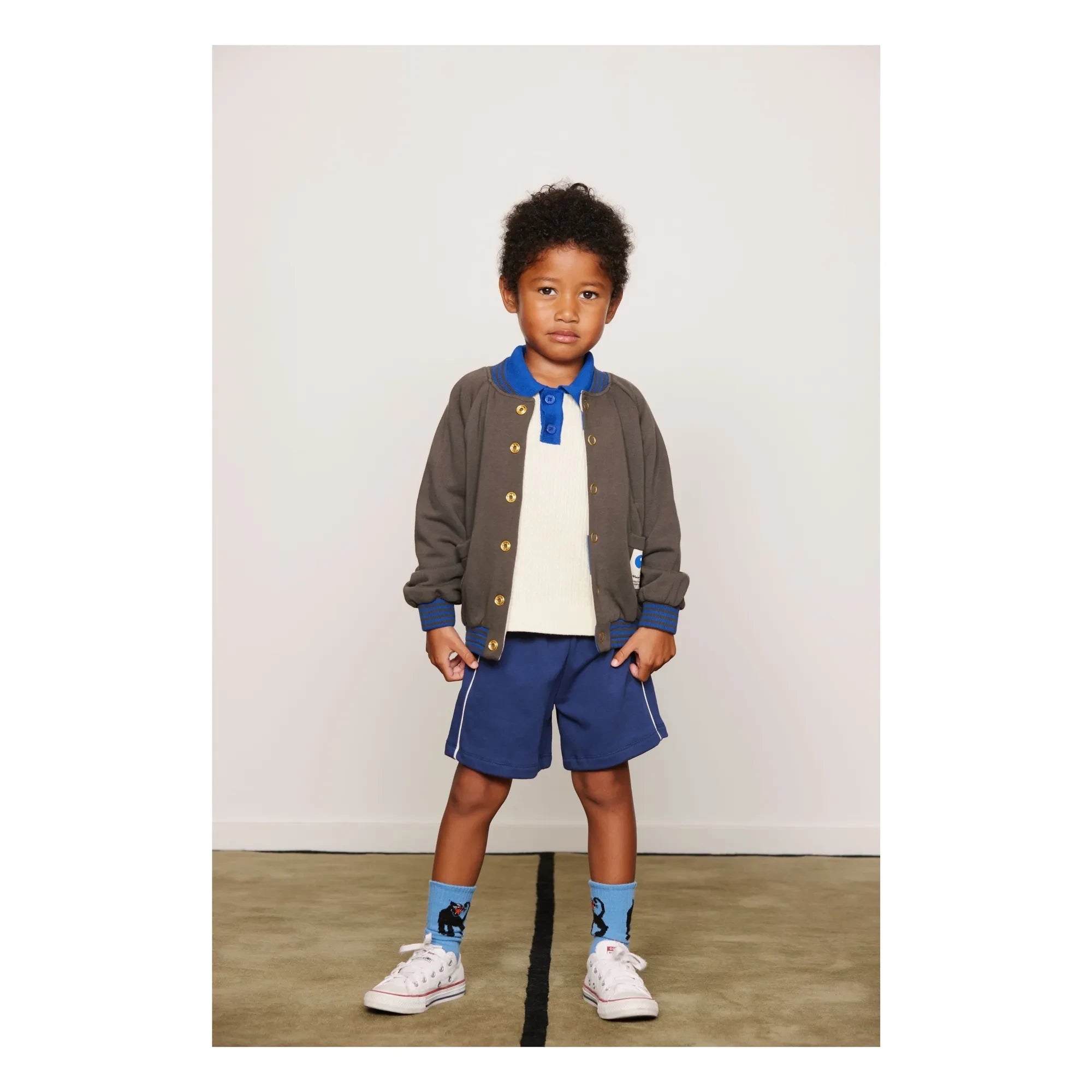 Mini Rodini - Bio-Baumwollshorts | Dunkelblau