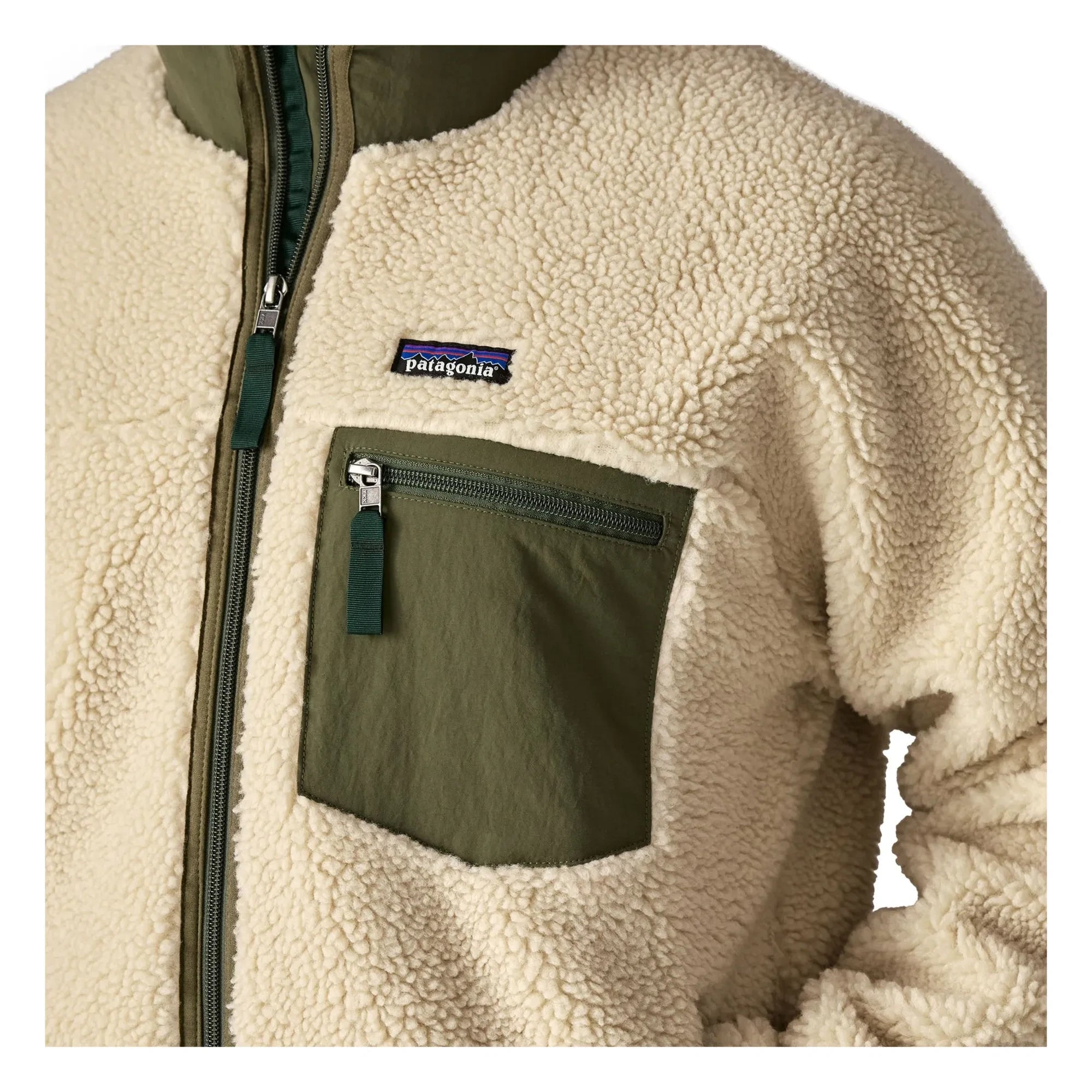 Patagonia - Klasik Retro-X Geri Dönüştürülmüş Elyaf Polar Ceket | Bej