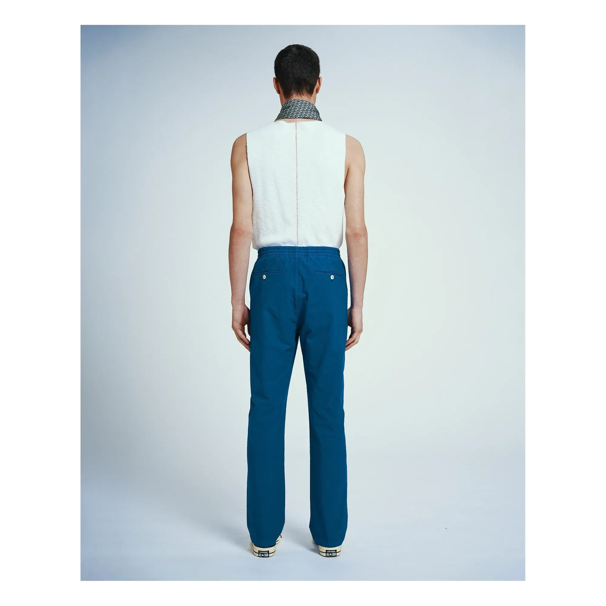 Homecore - Hose aus Bio-Baumwolle mit elastischem Bund | Blau