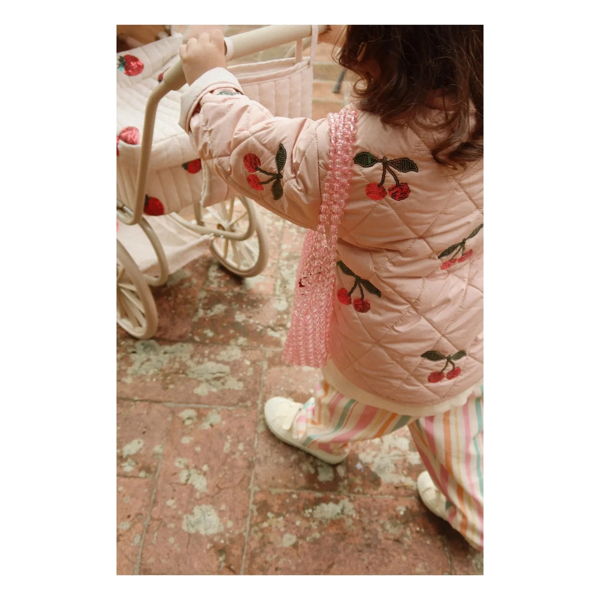 Konges Sløjd - Minnie Strawberry Kinderwagen | Beige