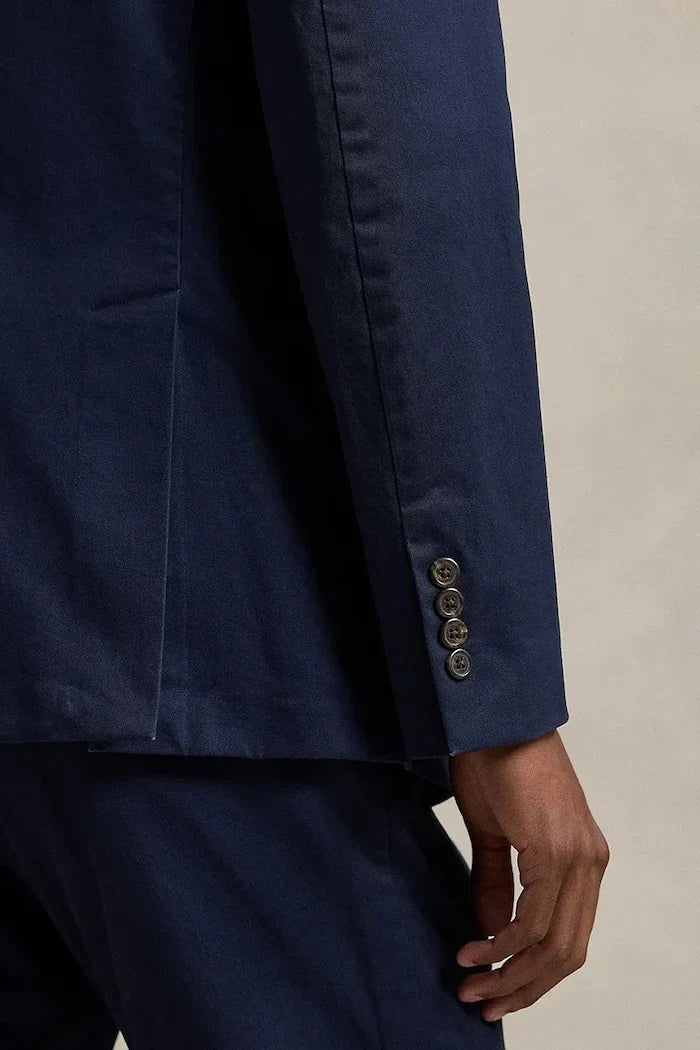 Polo Ralph Lauren tek düğmeli erkek pamuklu elastan ceket