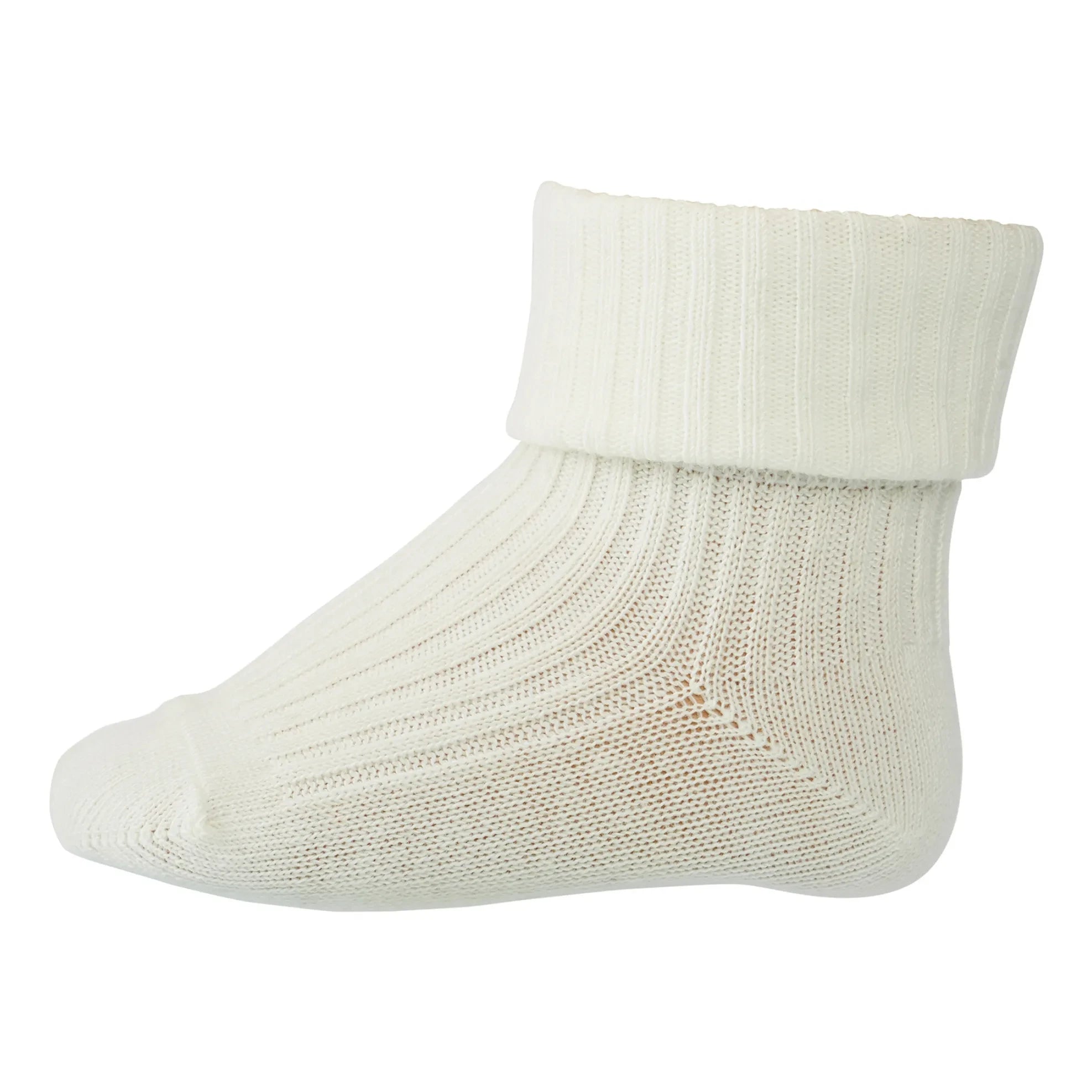 Mp Denmark - Gerippte Baumwollsocken | Gebrochenes Weiß