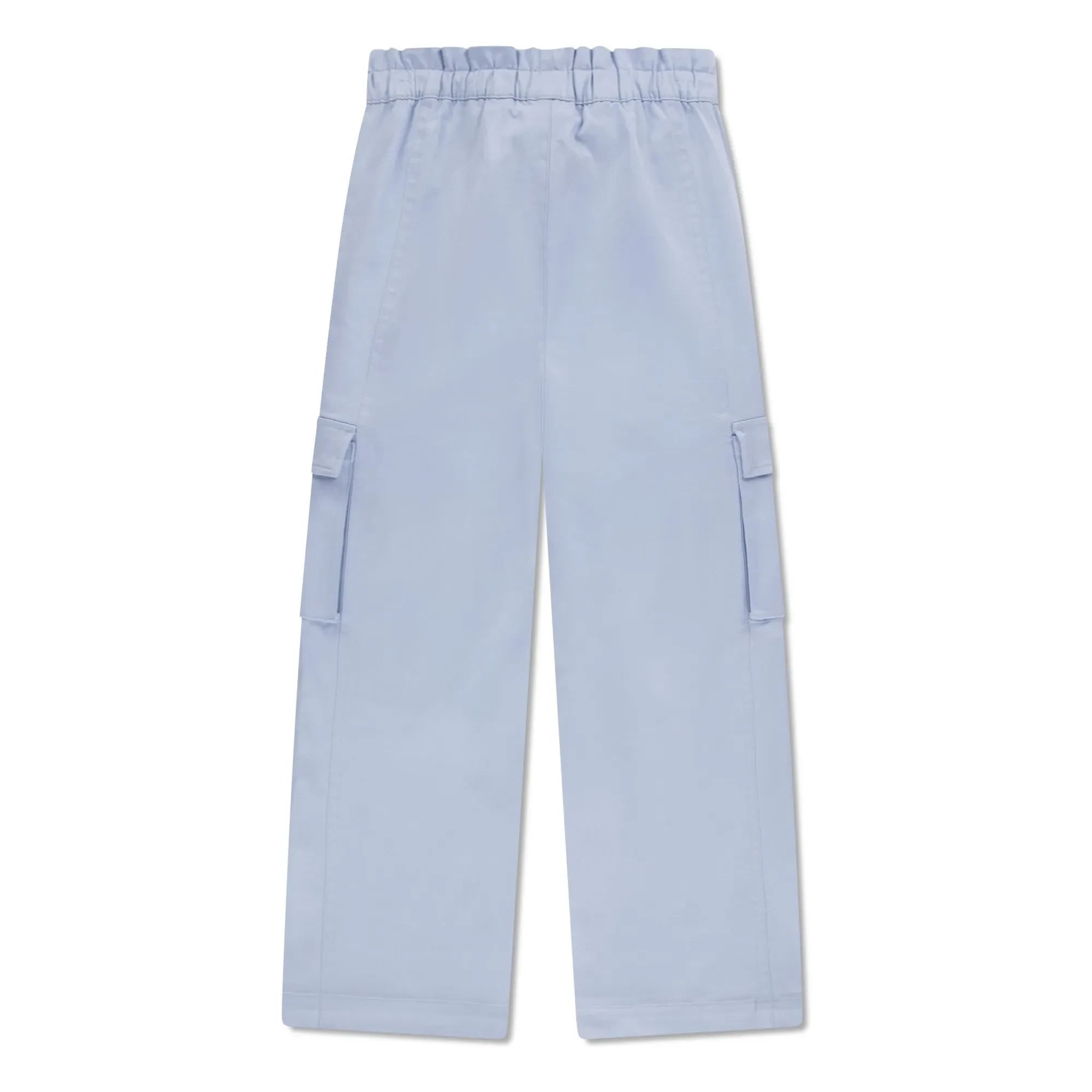 Lacoste – Cargohose aus Bio-Baumwolle mit Gummizugbund | Hellblau