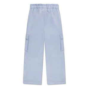 Lacoste – Cargohose aus Bio-Baumwolle mit Gummizugbund | Hellblau